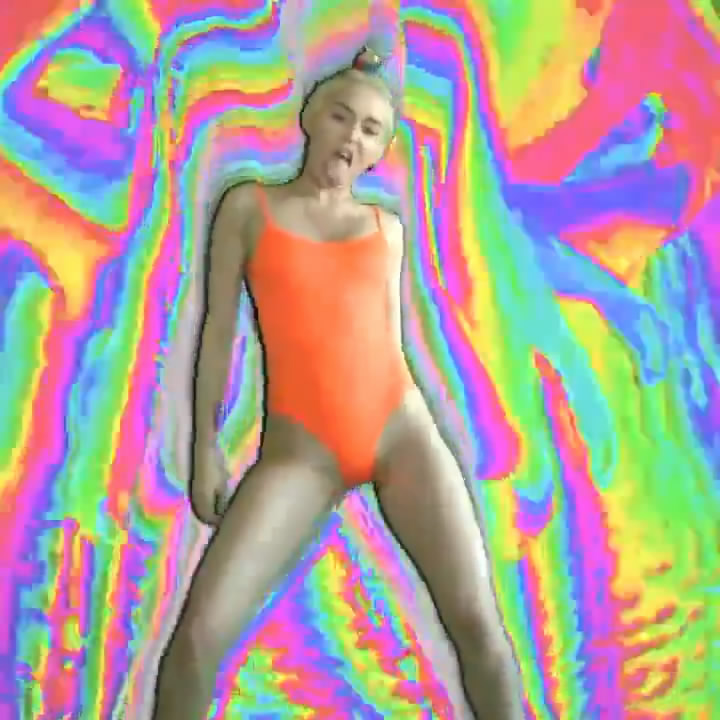 Miley Cyrus psychedelic pics