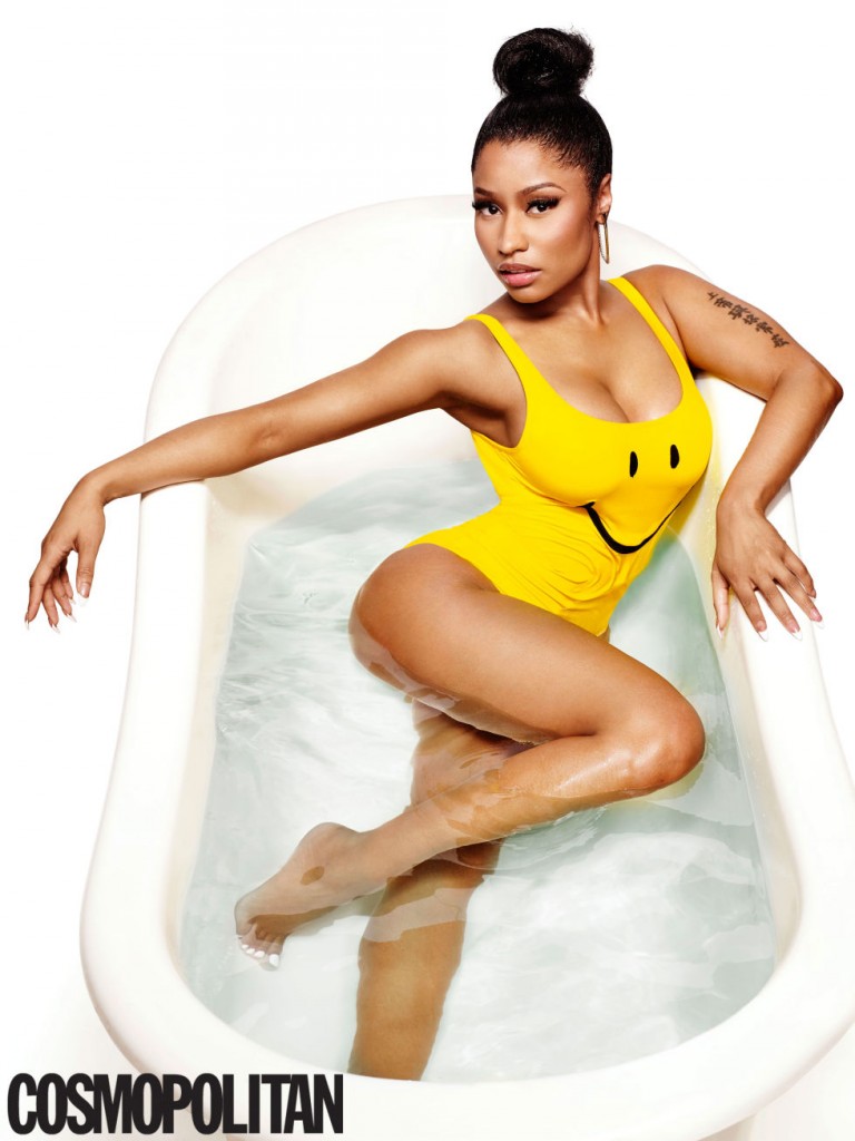 Nicki Minaj Yellow bikini