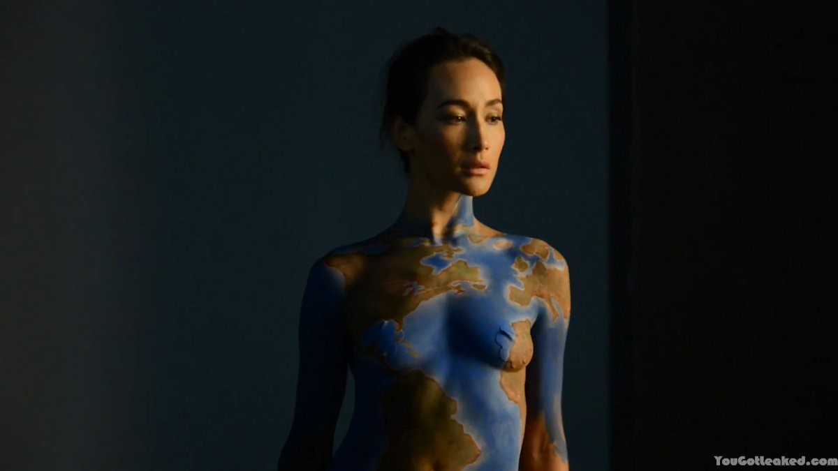 Maggie q topless