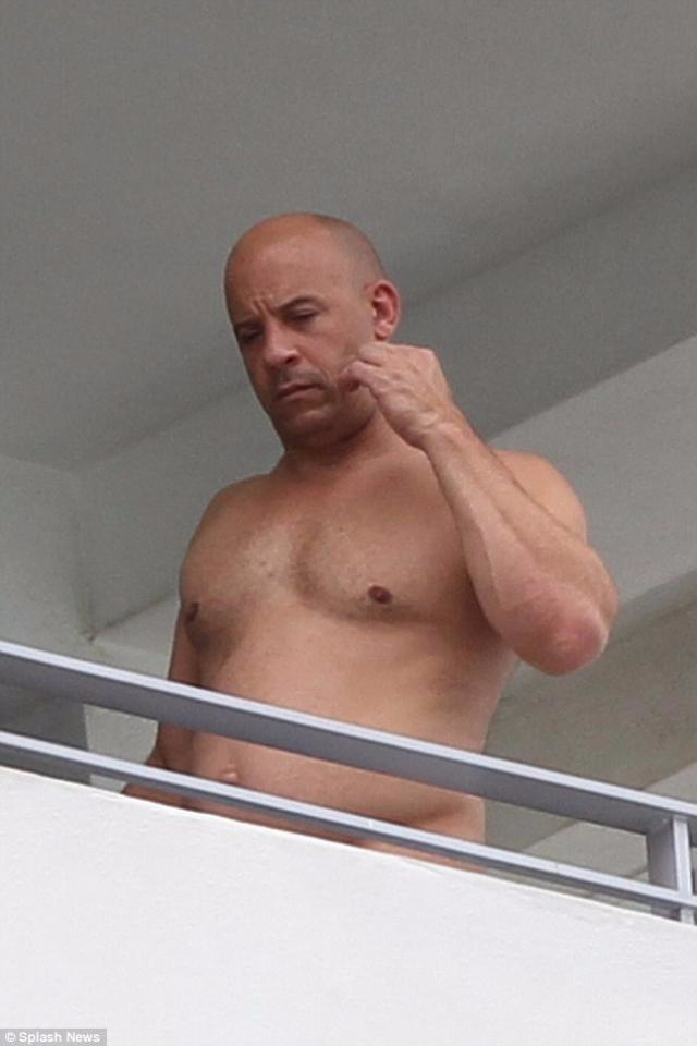 Vin Diesel nude paparazzi photos
