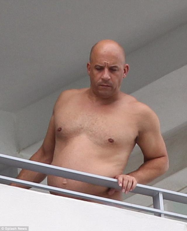 Vin Diesel nude paparazzi photos