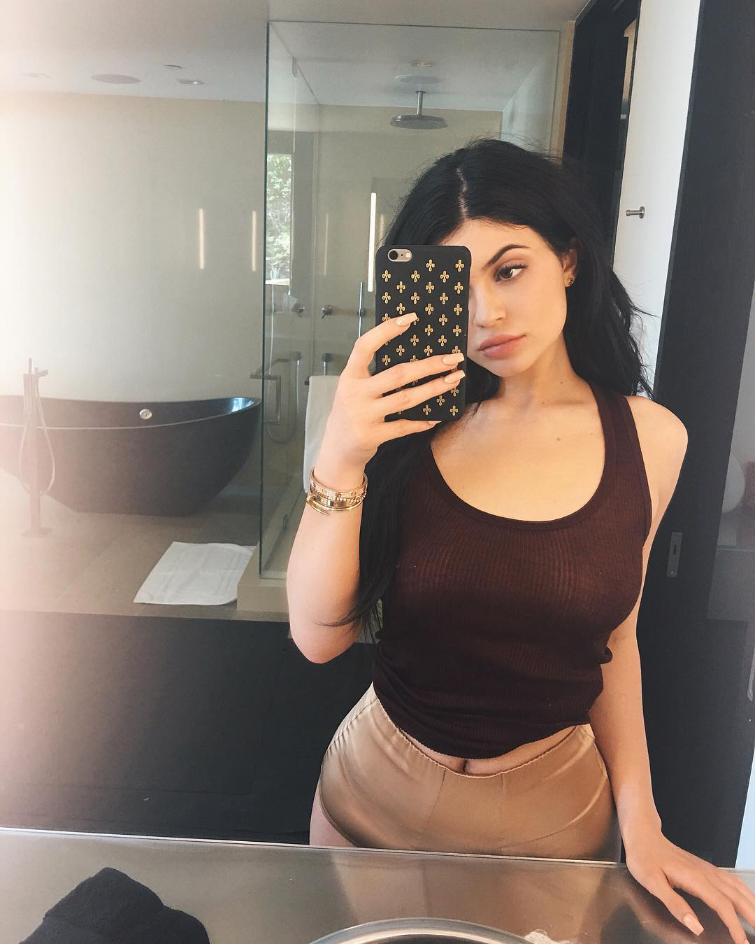 Kylie Jenner See-Through Pic