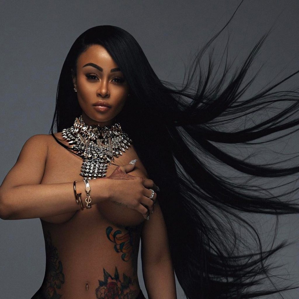 Blac Chyna Shows Off Her Beautiful Boobs