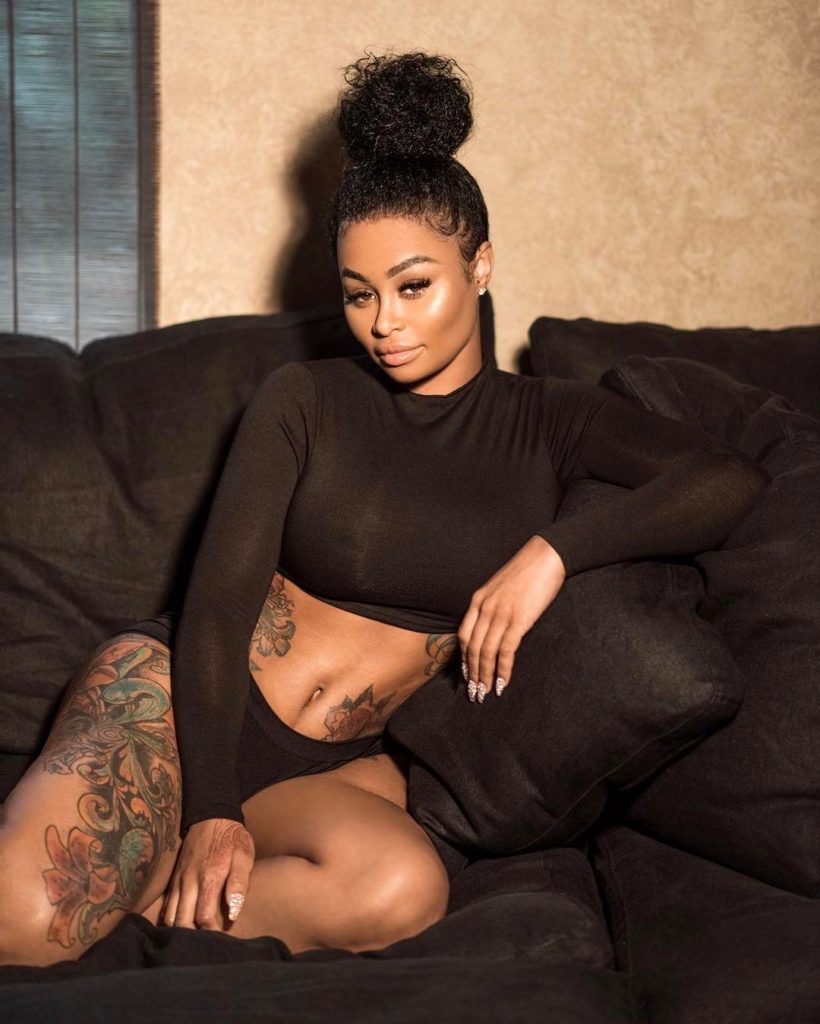 Blac Chyna Shows Off Her Beautiful Boobs