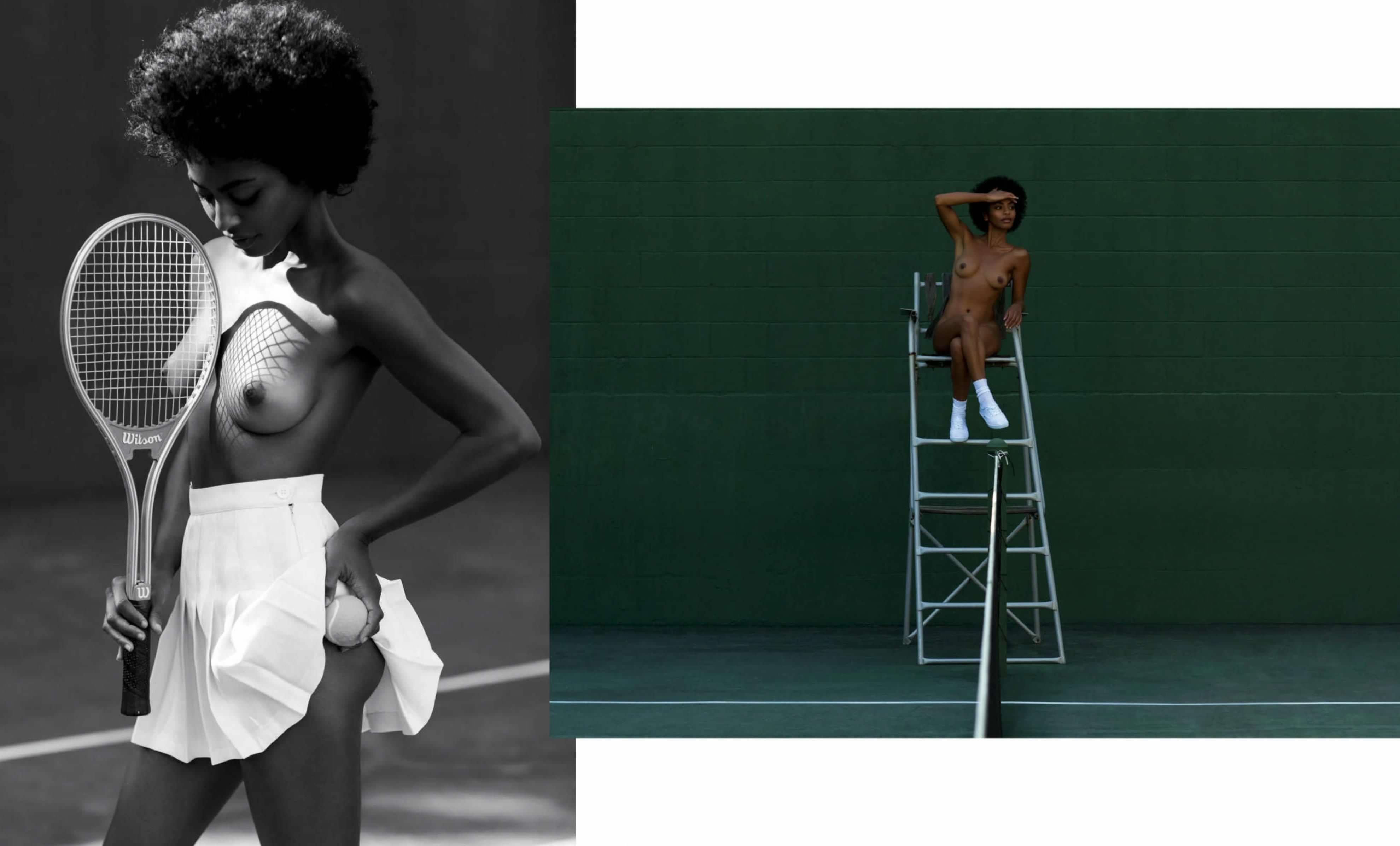 Jessi M’Bengue: Tennis Titties