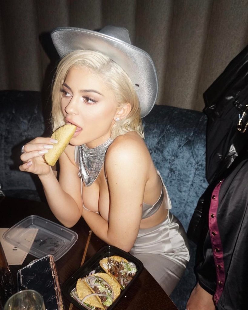 Kylie Jenner Eating Stuff Suggestively