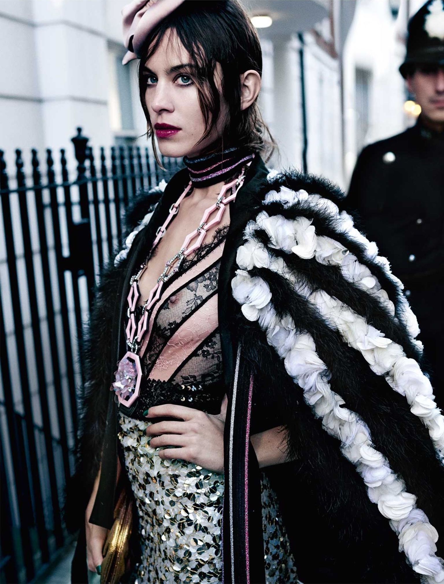 Alexa Chung Is Overdressed And Exposed