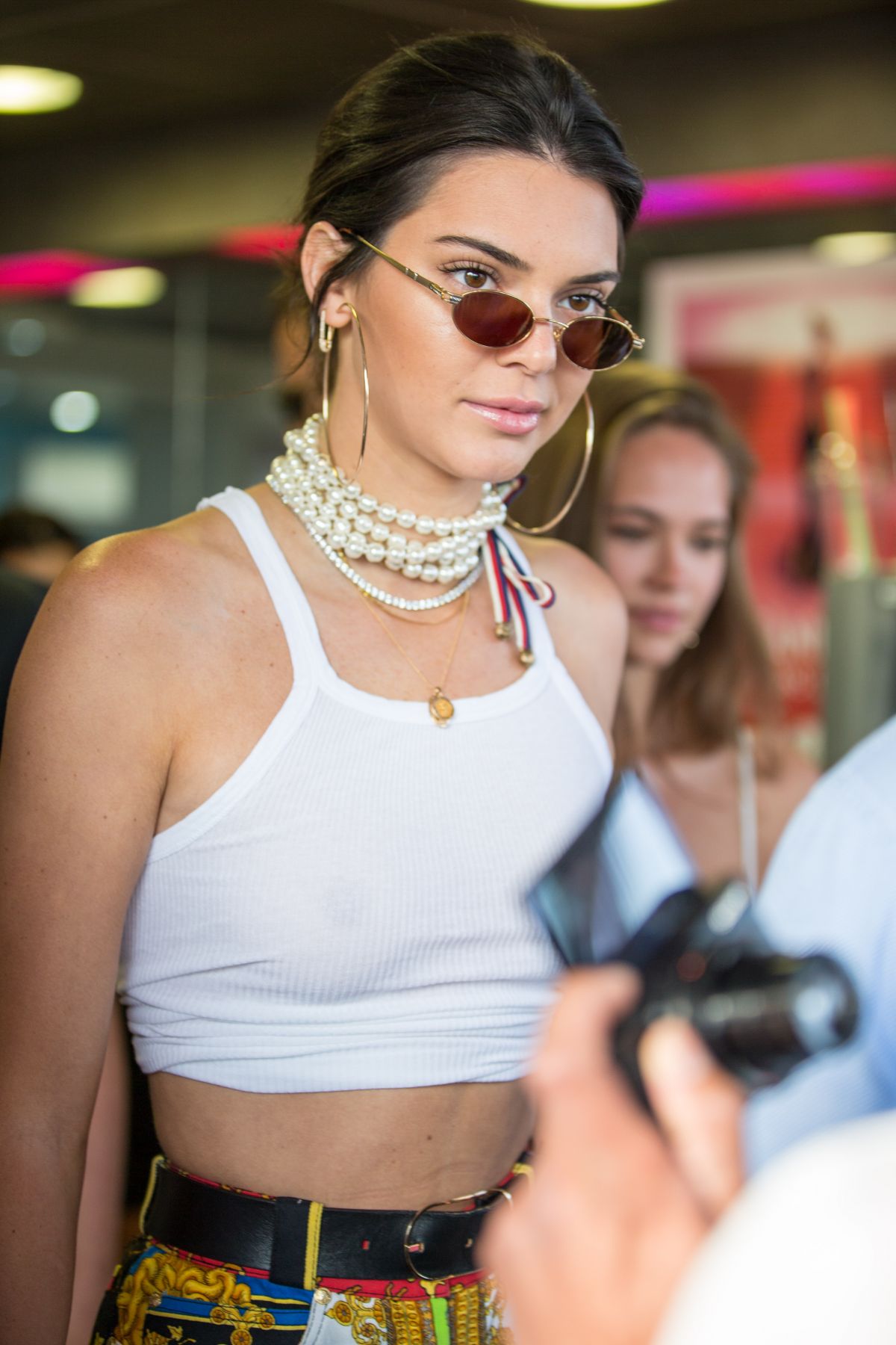 Kendall Jenner In A See-Through Top