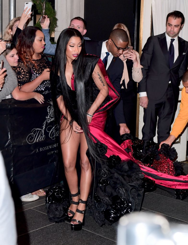 Beautiful Long Legs of Nicki Minaj