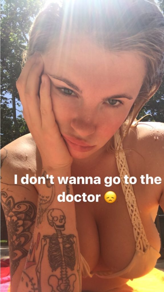 Ireland Basinger-Baldwin Doesn’t Want To Go To The Doctor