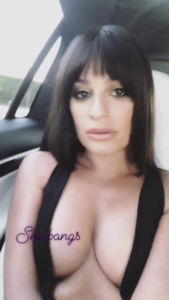 Pics nude michele lea leaked Lea Michele