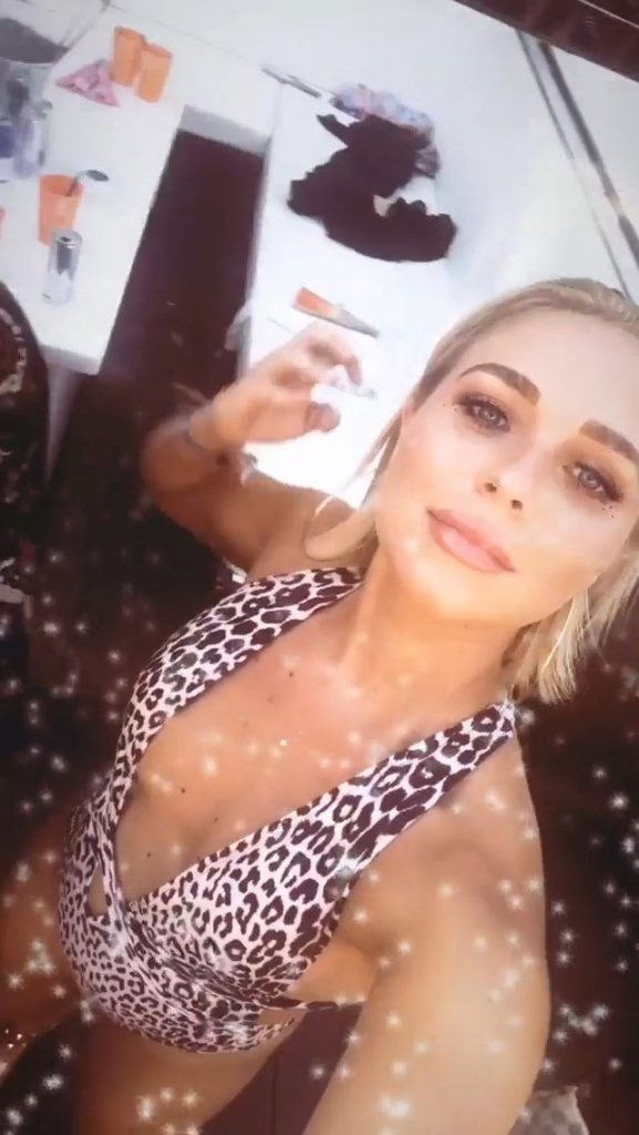 Leaked gabby allen looking sexy in see through