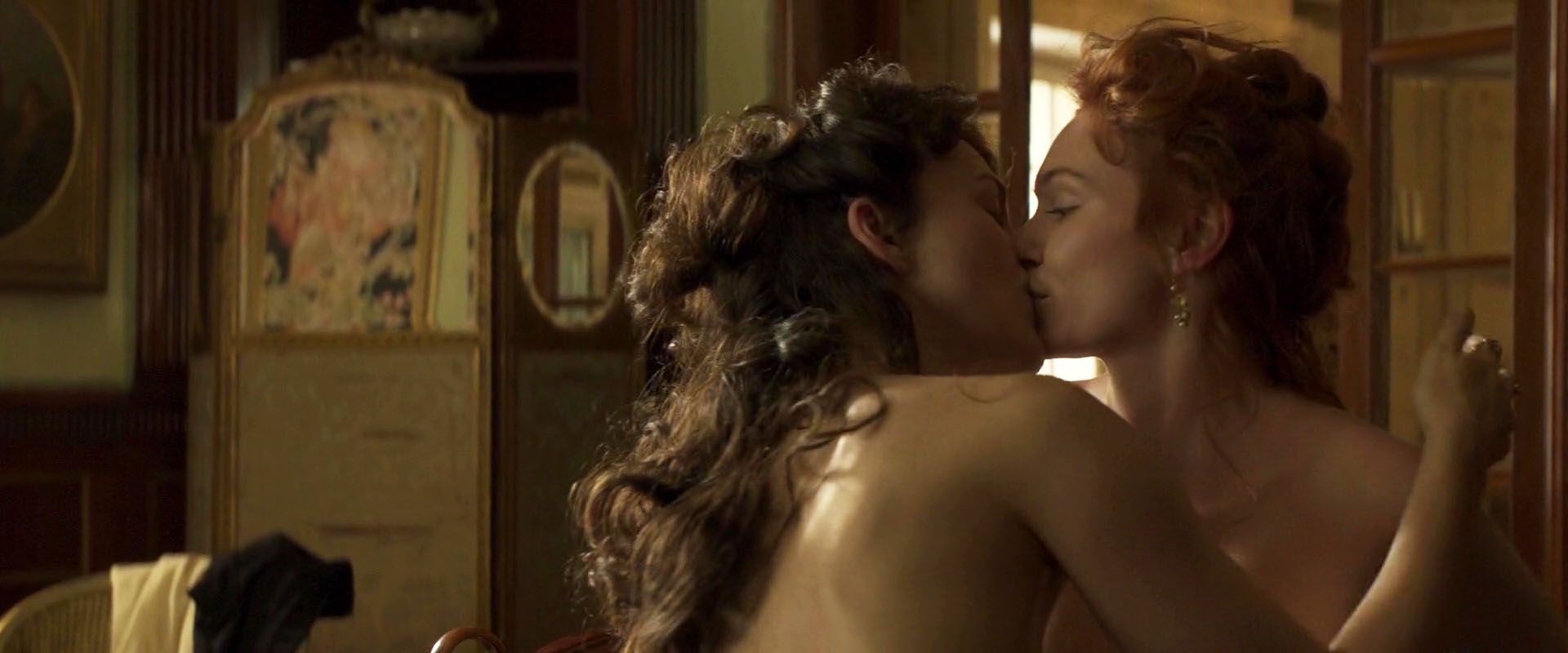 Keira Knightley and Eleanor Tomlinson Topless