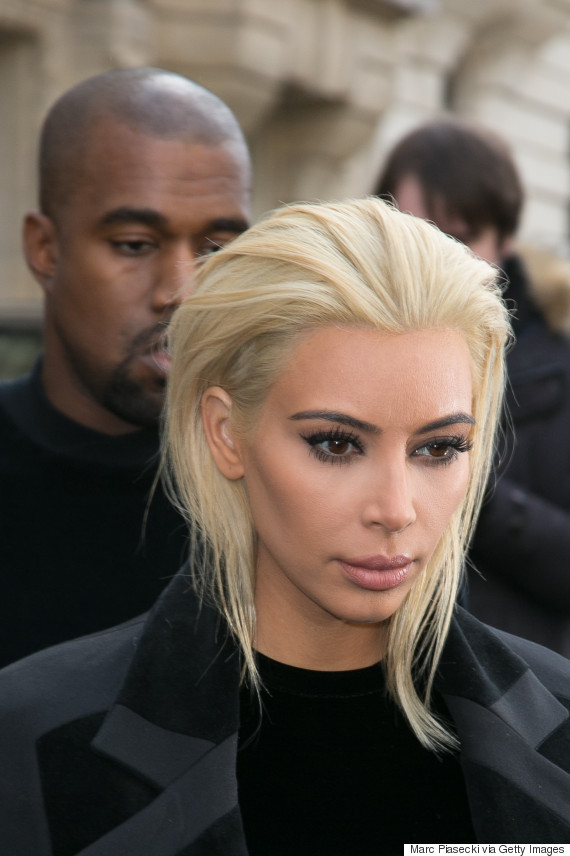 Kim Kardashian blonde 2015