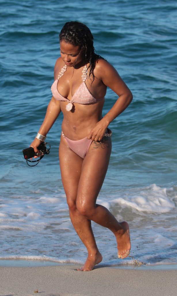 Christina Milian &amp; Karrueche Tran Bikini